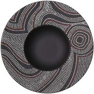 Villeroy & Boch Manufacture Rock Desert Art Pasta Plate, 11.5 in, Premium Porcelain, Black/Colored