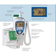 Welch Allyn 01692-200 Suretemp Plus 692 Electronic Thermometer with Wall Mount and 4 Foot Oral Probe