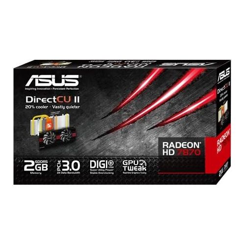아수스 ASUS Graphics Cards with ASUS Exclusive DirectCU Thermal Solution (HD7870 DC2 2GD5 V2)