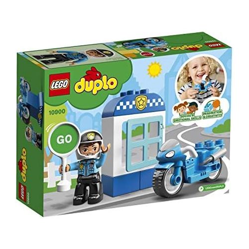  LEGO DUPLO Town Police Bike 10900 Building Blocks (8 Pieces)