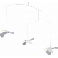 Flensted Mobiles Soaring Seagulls Hanging Mobile - 16 Inches Plastic