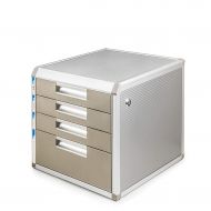 ZCCWJG File cabinets Aluminum Alloy File Cabinet Locked Drawer A4 Paper Data Cabinet Storage Cabinet Office Desk