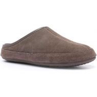 Tempur-Pedic Mens Shiloh Leather Loafer Slippers Brown 11 Extra Wide (EEE)