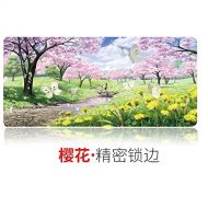 AILIUJUNBING Game Large Large Mouse pad Female Lock Cute Girl Anime Small Thick Laptop Desk pad Desk pad Cheap Desk mat Laptop Mouse Pad Non-Slip a900x400mm 4mm