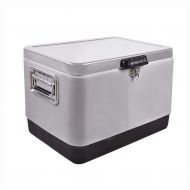 LIYANBWX Passive Cool Box 29L/ 50L Cooler and Warmer Mini Fridges Stainless Steel with Carry Handle Fully Insulated Food Grade Plastic Ideal for Camping Picnics Beach Trips