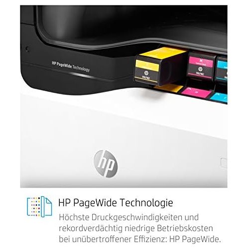 에이치피 [아마존베스트]HP PageWide Pro 477dw (D3Q20B) Multifunktionsdrucker (A4, Drucker, Scanner, Kopierer, Duplex, Fax, WLAN, LAN, Airprint, Cloud Print, USB, 2400 x 1200 dpi) weiss