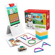 [무료배송]Osmo - Little Genius Starter Kit for Fire Tablet + Early Math Adventure - 6 Educational Games - Ages 3-5 - Counting, Shapes & Phonics - STEM Toy (Osmo Fire Tablet Base Included) (A
