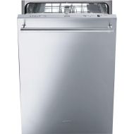Smeg 24 Fully Integrated Dishwasher with Stainless Steel Door, 13 Place Settings, 5 Wash Cycles