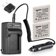 Kastar Compatible Battery 2x and Charger Replacement for Fujifilm NP-40, Panasonic CGA-S004, DMW-BCB7, Kodak KLIC-7005, Samsung SLB-0737, SLB-0837, Sanyo NP-40, D-Li8, Benq Dli-102