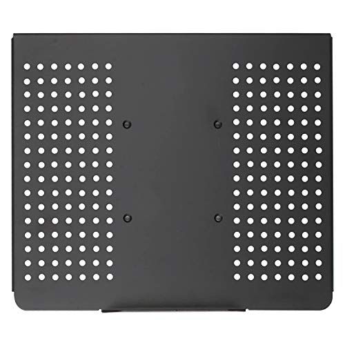  WALI Laptop Holder Tray for 1 Notebook up to 17 inch, Mount Compatible with VESA 100 mm, 22 lbs Capacity with Vented Cooling Platform Stand (MLP01)