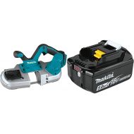Makita XBP03Z 18V LXT Lithium-Ion Cordless Compact Band Saw with BL1850B 18V LXT Lithium-Ion 5.0Ah Battery
