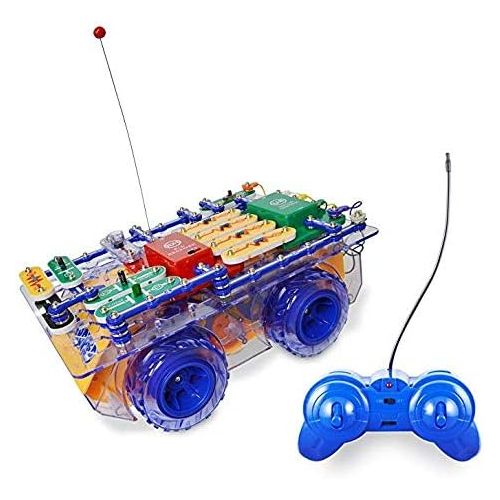  Snap Circuits R/C Snap Rover Electronics Exploration Kit | 23 Fun STEM Projects | 4-Color Project Manual | 30+ Snap Modules | Unlimited Fun