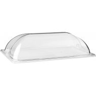 Winco Polycarbonate Dome Flip Cover, Full Size, Medium, Clear