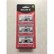 SONY CORPORATION SONY mc90 Microcassette Audio Tapes 6 pack