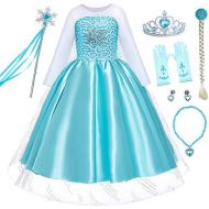 Party Chili Princess Costume for Girls Dress Up with Accessories Toddler Little Girls