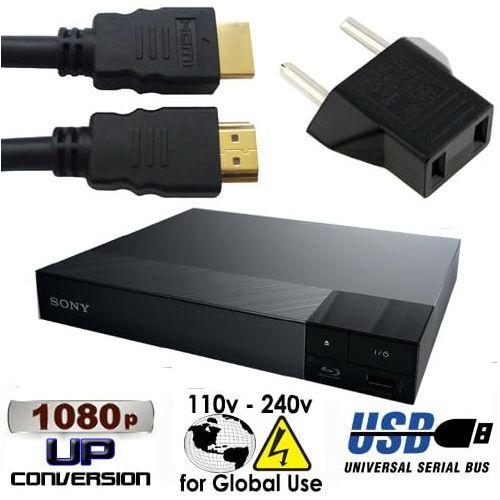 소니 [아마존베스트]SONY S1700 Multi System All Region CodeFree Blu Ray Disc DVD Player - PAL/NTSC - USB - 110-240V 50/60Hz - 6 feet HDMI Cable Included