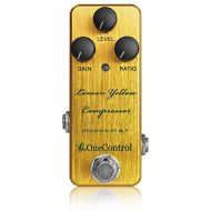 One Control Lemon Yellow Compressor Effects Pedal