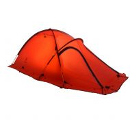 AUSWIEI 2 People Camping Tent 4 Season Alpine Coated Silicon Tent Need to Be Assembled for Outdoor Sports with Red Color