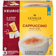 Gevalia Cappuccino K-Cup Pods and Froth Packets, 36 Count (4 Packs of 9)