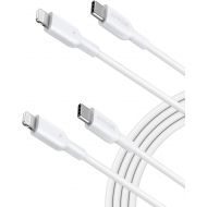 iPhone 11 Charger, Anker USB C to Lightning Cable [6ft, 2-Pack] Powerline II for iPhone 11/11 Pro / 11 Pro Max/X/XS/XR/XS Max / 8/8 Plus, Supports Power Delivery