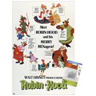 Trends International Disney Robin Hood One Sheet Wall Poster with Push Pins