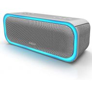 DOSS SoundBox Pro Bluetooth 4.2 Speaker 20 W Speaker Box with Dual Driver Better Bass Stereo Pairing Multicoloured LED Lights 12 Hours Playing Time for iPad Echo Dot and Other Andr