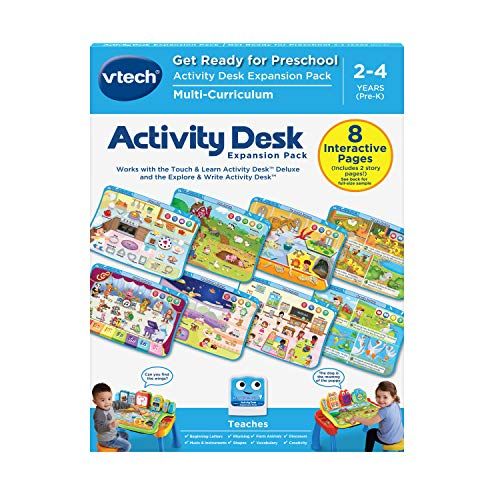 브이텍 VTech Touch and Learn Activity Desk Deluxe Expansion Pack - Get Ready for Preschool (Packaging May Vary)