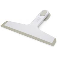 Joseph Joseph Duo Slimline Shower Squeegee with Suction-Cup Holder, Shower Window Cleaner, White
