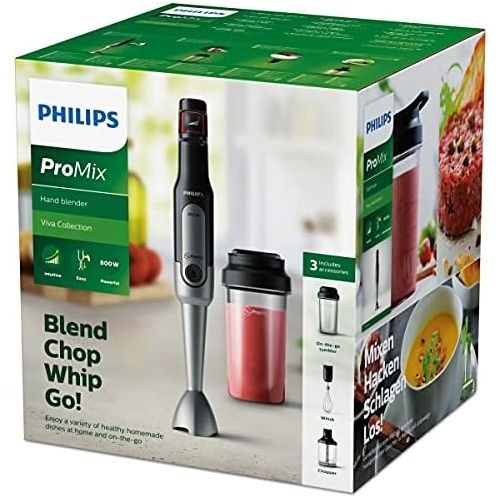 필립스 [아마존베스트]Philips ProMix Hand Mixer Black/Stainless Steel