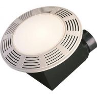 Air King AK863L Deluxe Bath Fan with Light and Night Light, Round