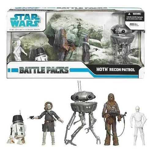 스타워즈 Hasbro Star Wars Clone Wars Exclusive Action Figure Battle Pack Recon Patrol on Hoth