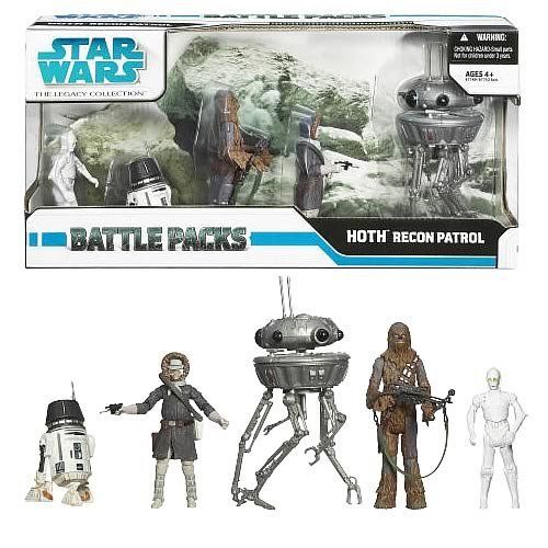 스타워즈 Hasbro Star Wars Clone Wars Exclusive Action Figure Battle Pack Recon Patrol on Hoth