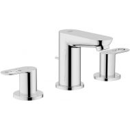 Grohe 20225000 BauLoop Widespread Two-Handle Bathroom Faucet, 1.5 GPM, Starlight Chrome