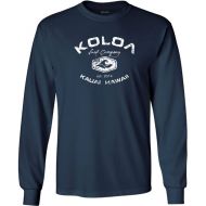 Joe's USA Koloa Surf Vintage Logo Heavy Cotton Long Sleeve T-Shirts in Regular, Big & Tall
