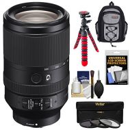 Sony Alpha E-Mount FE 70-300mm f/4.5-5.6 G OSS Zoom Lens with 3 Filters + Backpack Case + Flex Tripod + Kit for A7, A7R, A7S Mark II Cameras