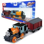 Fisher Price Year 2011 Thomas and Friends Trackmaster Motorized Railway Battery Powered Tank Engine 2 Pack Train Set - DASH the Grey and Orange Color Misty Island Steam Engine with