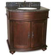 Kaco International Kaco international 5300-3000-1005GH Arlington 30-Inch Vanity in Distressed Cherry Sherwin Williams Finish with Gold Hill Granite top