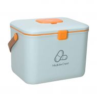 WCJ Nordic Style Medicine Box Household Medicine Box Large Capacity Multi-Layer Drug Storage Box First Aid Kit (Size : L)