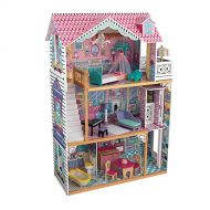 KidKraft Annabelle Wooden Dollhouse with Elevator, Balcony and 17 Accessories, Gift for Ages 3+