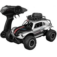 Nsddm 1/14 Scale Beetle Model RC Car, 20KM/H High Speed Racing Car, 2.4G Relectric Remote Control Off-Road Vehicle, 4WD Crawler Climbing Truck, Hobby Toy Car for Kids and Adult (Co