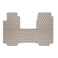 Intro-Tech Hexomat Front Row Custom Floor Mat for Select Ford Ranger Pickup Models - Rubber-like Compound (Tan)
