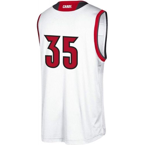 아디다스 adidas Louisville Cardinals NCAA 35 White Replica Basketball Jersey