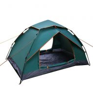Lumeng Waterproof Double Layer Dome Tent Tents for Camping with Carry Bag Outdoors (Color : Dark Green, Size : One Size)