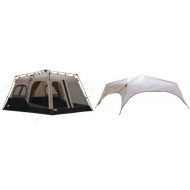 Coleman 8-Person Instant Tent (14x10) and Coleman 8-Person Instant Tent Rainfly Accessory Bundle