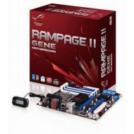 Asus Rampage II Gene Core i7 / Intel X58/ DDR3/ CrossFireX & SLI/A&2GbE/ MATX Motherboard