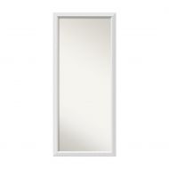 Amanti Art 3315674 Floor/Leaner Mirror 28 x 64 White