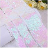 Brand: LucaSng LucaSng 40 Yards Sequin Ribbon Shiny Sequin Ribbon for Wedding Costume Bridal PVC