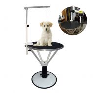 MC.PIG Dog Grooming Table 70cm Pet Cleaning/Grooming Table Stainless Steel Hydraulic Pressure Adjustable Pet Comercial Shop/Household