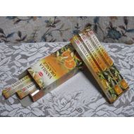 인센스스틱 Dpnamron 1 X Vanilla Orange - Box of Six 20 Stick Tubes - HEM Incense