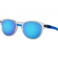 Oakley Mens Latch Non-Polarized Iridium Oval Sunglasses, MATTE CLEAR, 52.6 mm